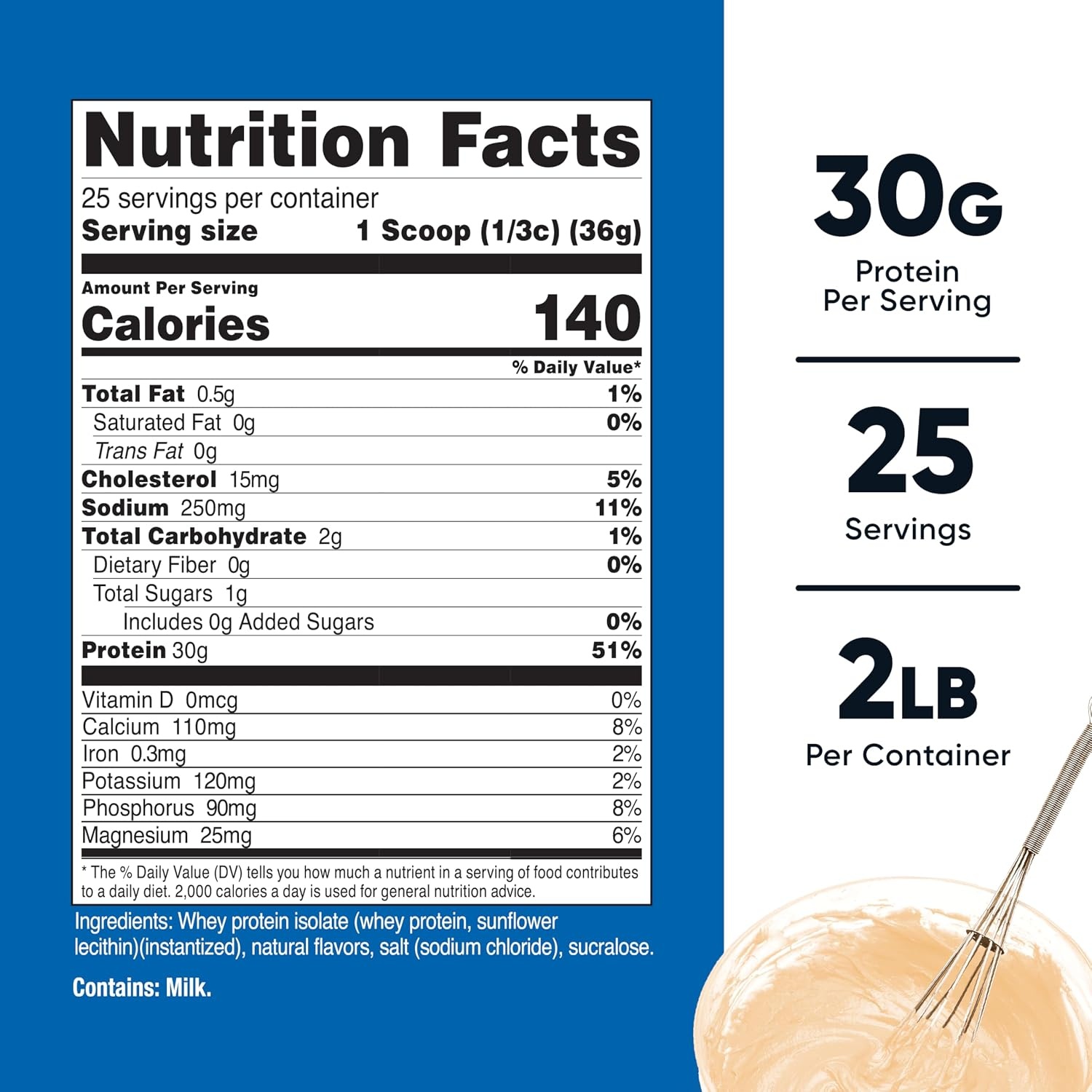 image:imageNutricost Isolate Whey Protein Powder Vanilla 5 poundsCake Batter
