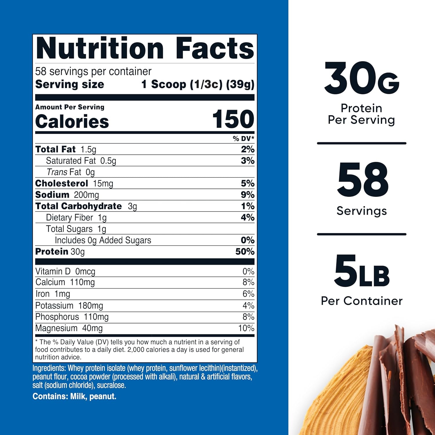 image:imageNutricost Isolate Whey Protein Powder Vanilla 5 poundsChocolate Peanut Butter