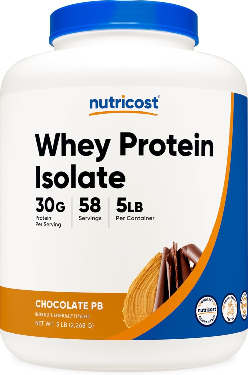 image:imageNutricost Isolate Whey Protein Powder Vanilla 5 poundsChocolate Peanut Butter