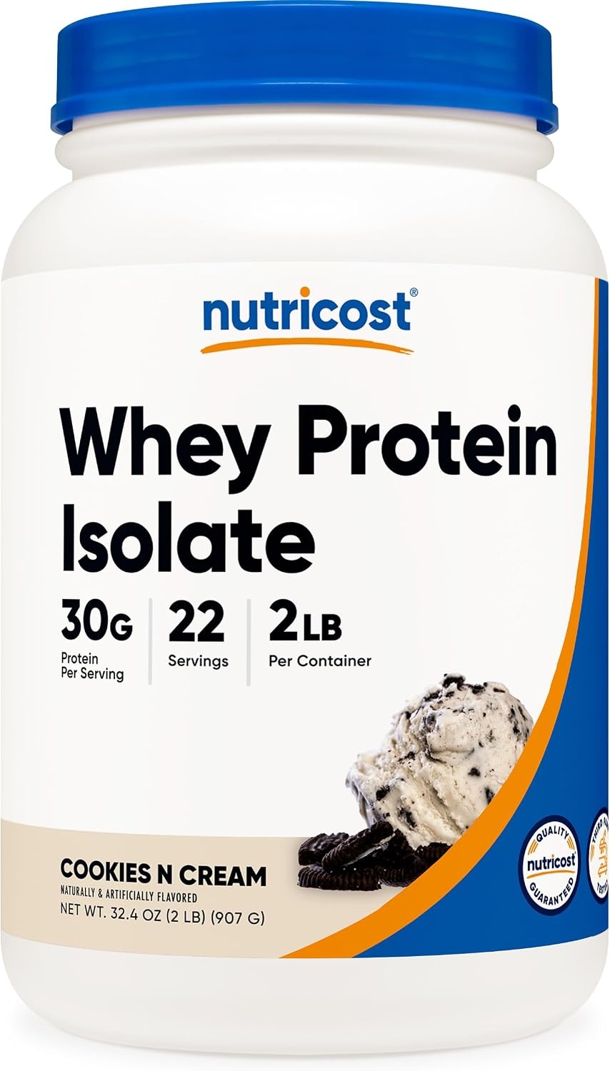 image:imageNutricost Isolate Whey Protein Powder Vanilla 5 poundsCookies Cream
