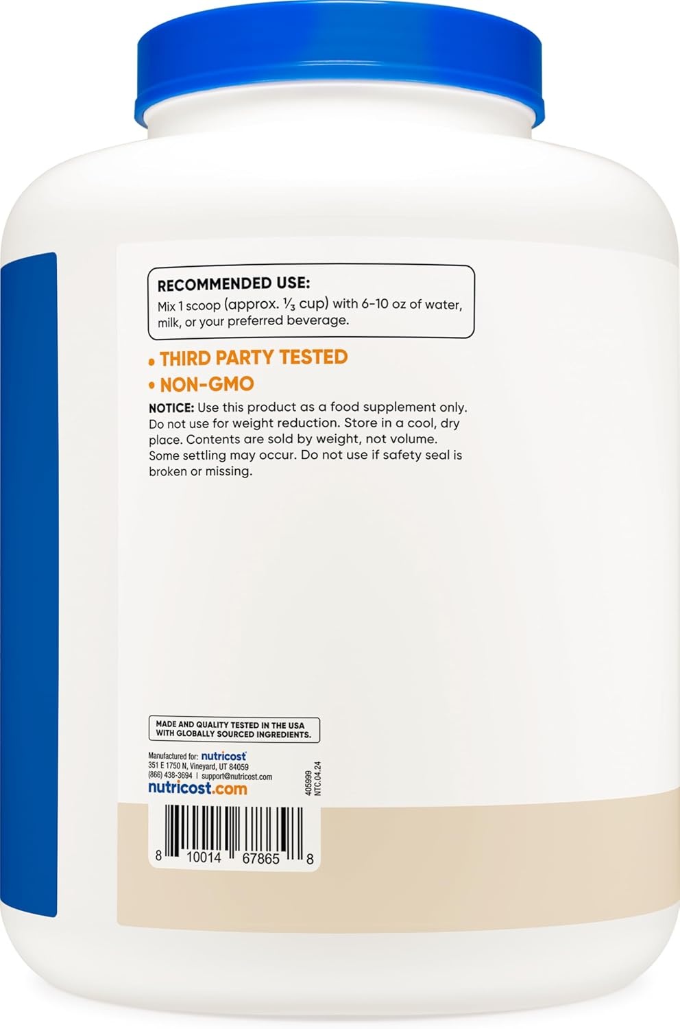 image:imageNutricost Isolate Whey Protein Powder Vanilla 5 poundsCookies Cream
