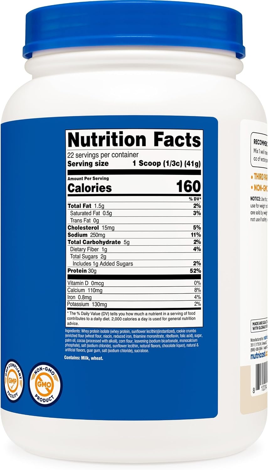 image:imageNutricost Isolate Whey Protein Powder Vanilla 5 poundsCookies Cream