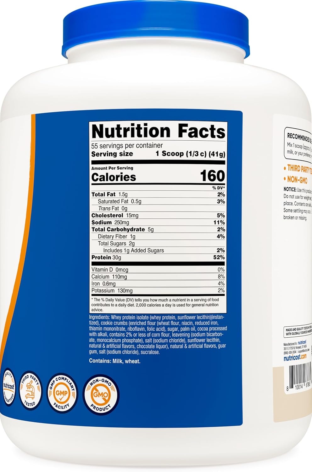 image:imageNutricost Isolate Whey Protein Powder Vanilla 5 poundsCookies Cream