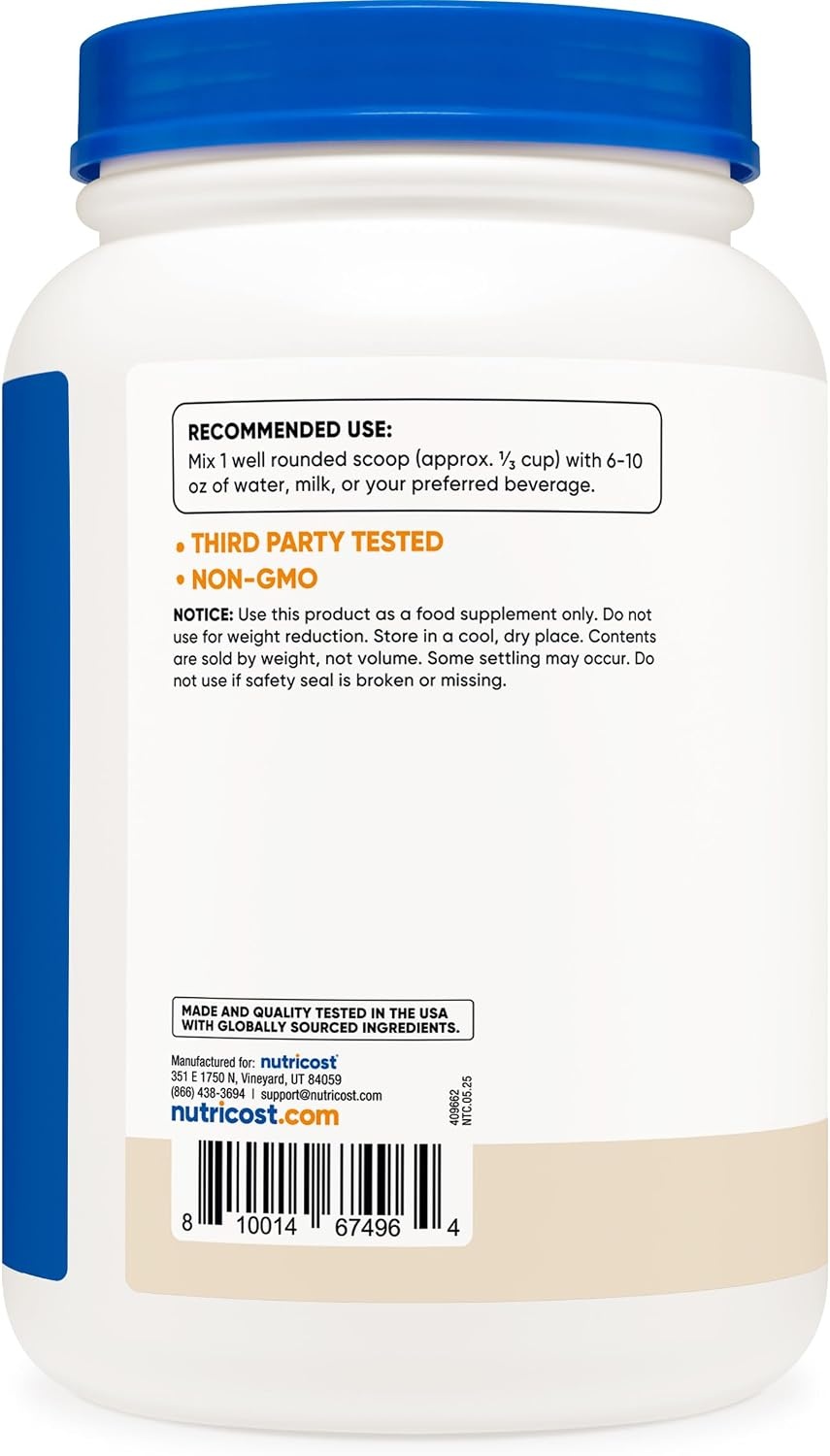 image:imageNutricost Isolate Whey Protein Powder Vanilla 5 poundsCookies Cream