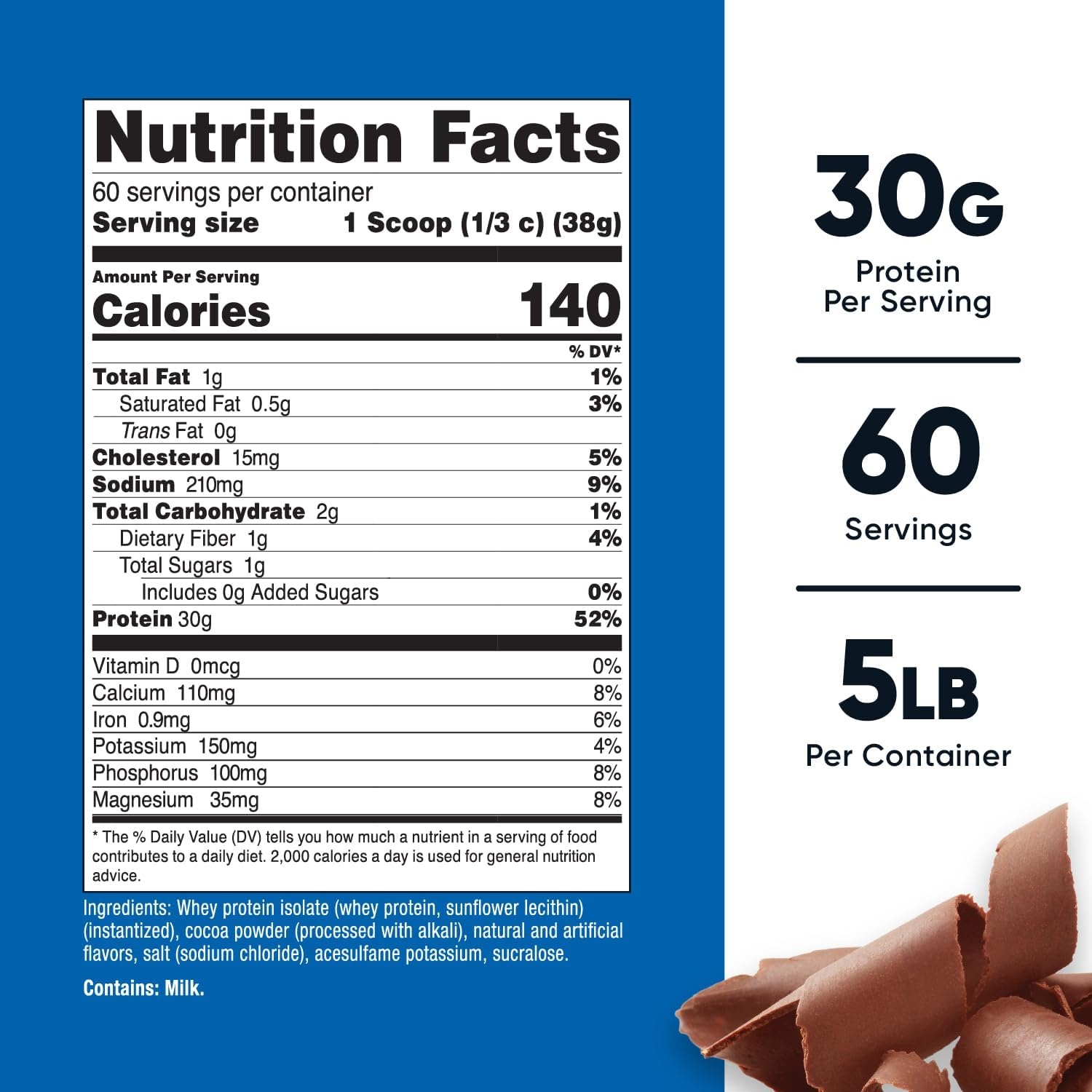 image:imageNutricost Isolate Whey Protein Powder Vanilla 5 poundsMilk Chocolate