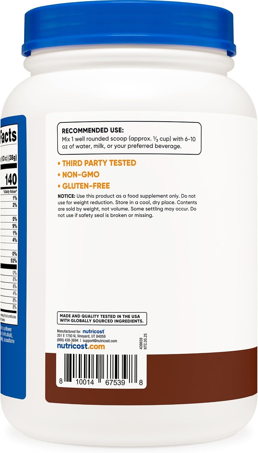 image:imageNutricost Isolate Whey Protein Powder Vanilla 5 poundsMilk Chocolate