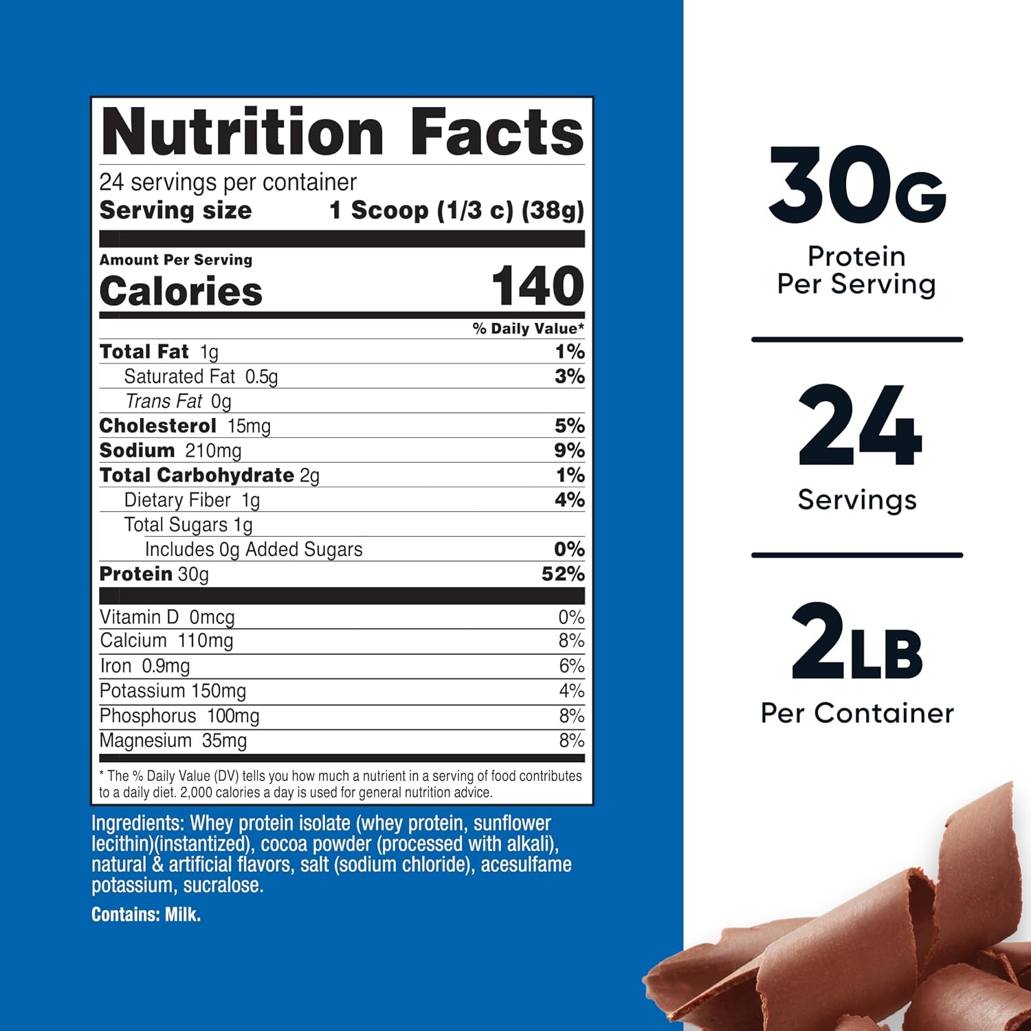 image:imageNutricost Isolate Whey Protein Powder Vanilla 5 poundsMilk Chocolate