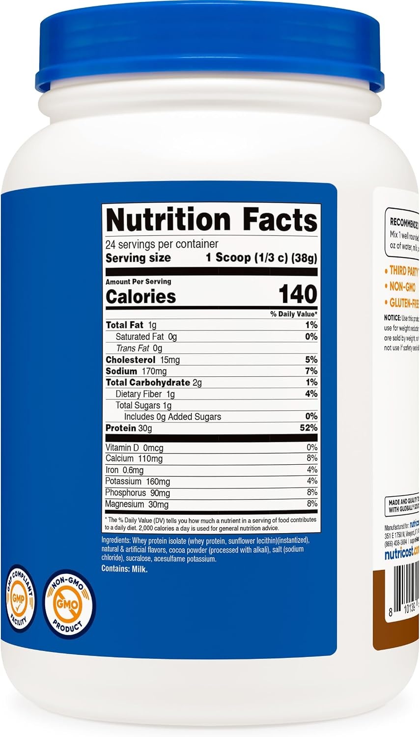 image:imageNutricost Isolate Whey Protein Powder Vanilla 5 poundsMocha