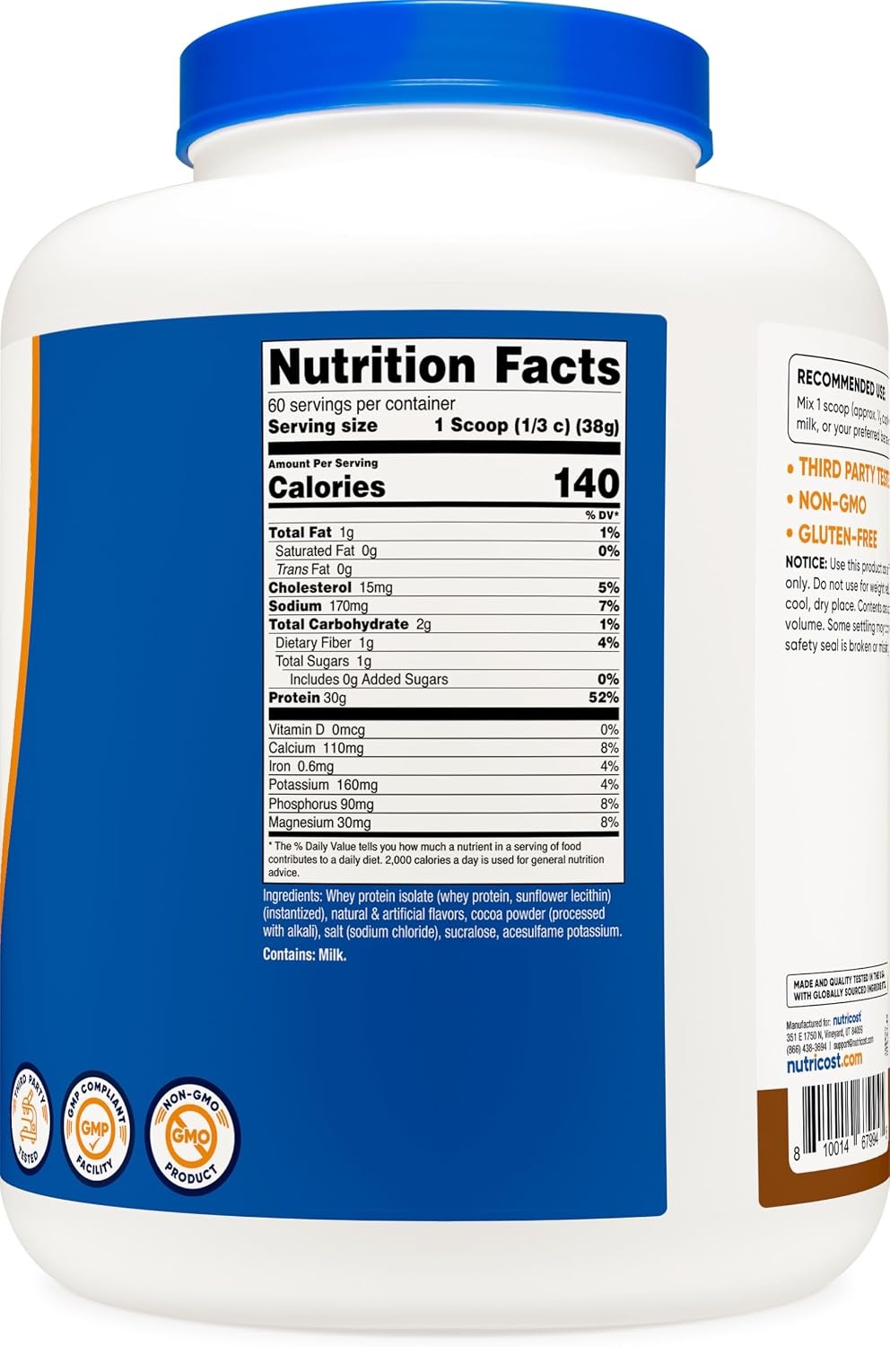 image:imageNutricost Isolate Whey Protein Powder Vanilla 5 poundsMocha