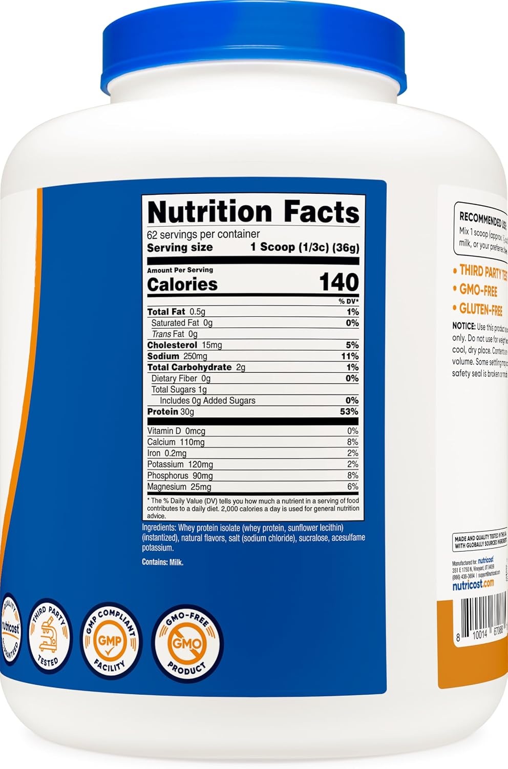 image:imageNutricost Isolate Whey Protein Powder Vanilla 5 poundsSalted Caramel