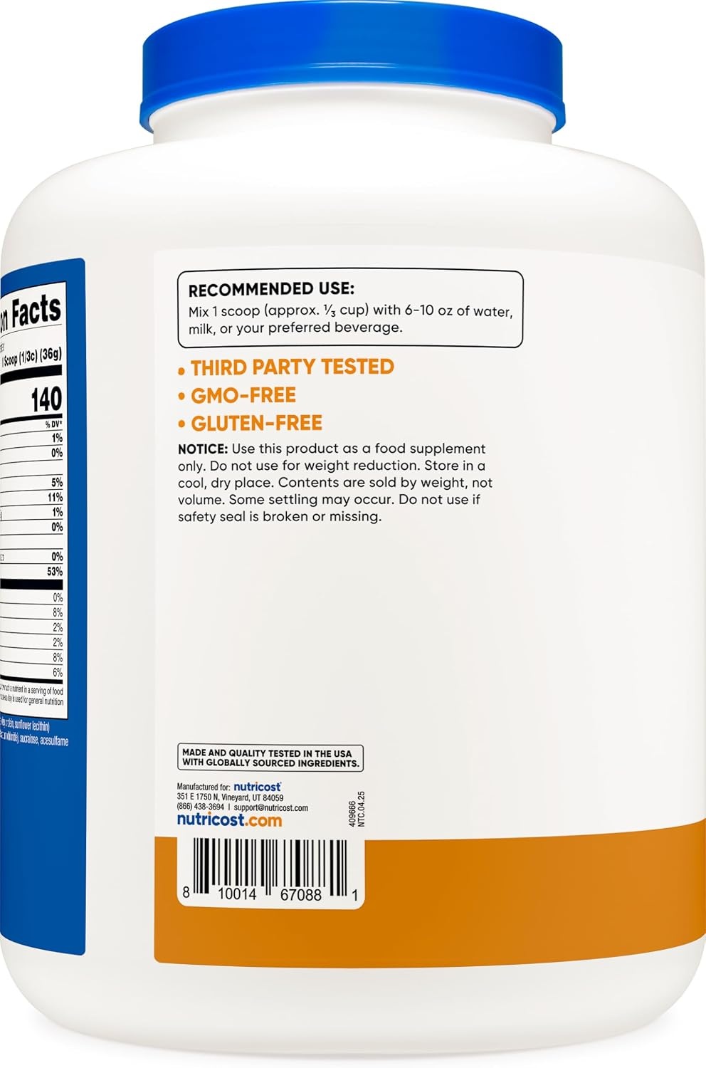 image:imageNutricost Isolate Whey Protein Powder Vanilla 5 poundsSalted Caramel