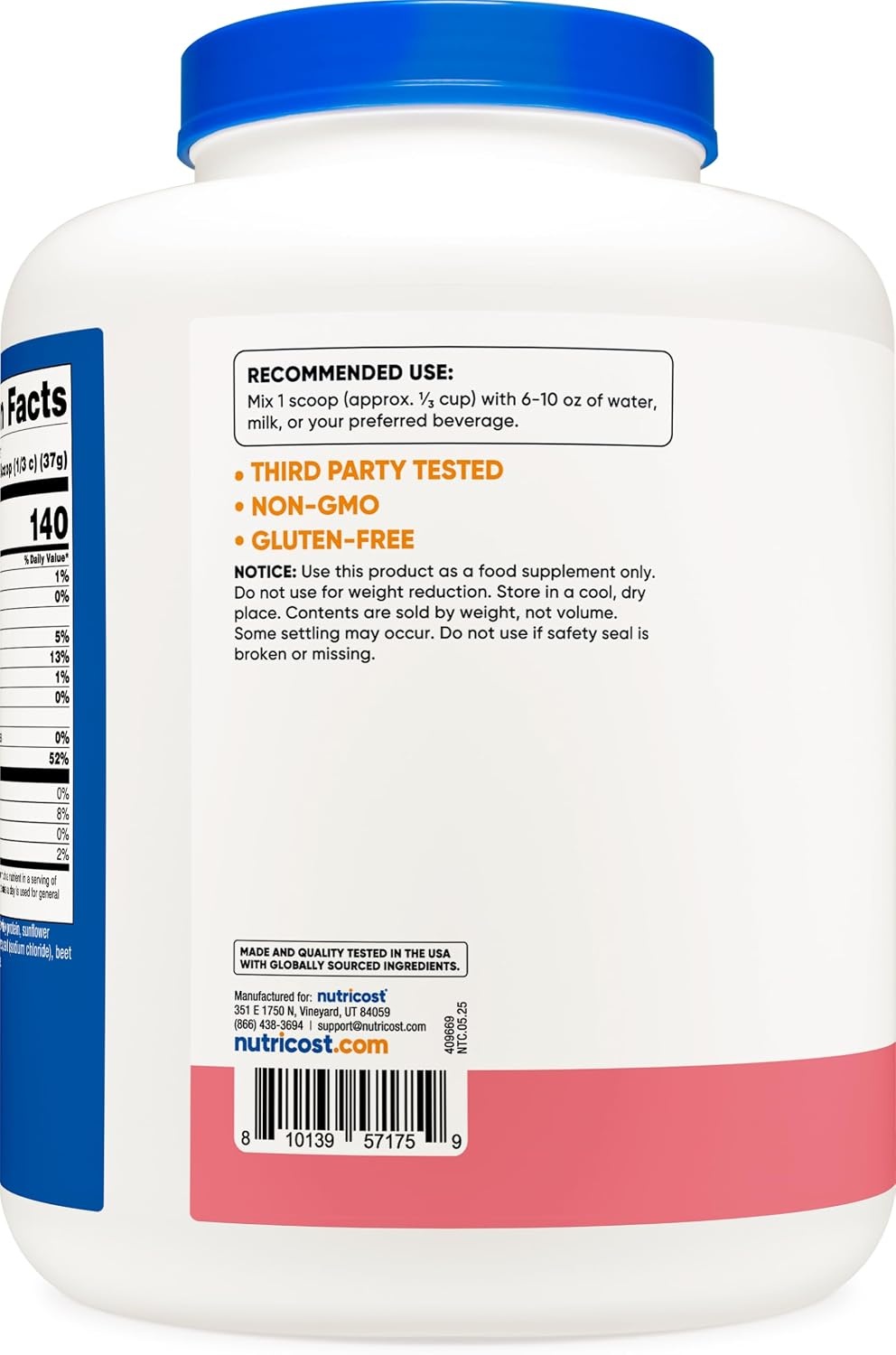 image:imageNutricost Isolate Whey Protein Powder Vanilla 5 poundsStrawberry