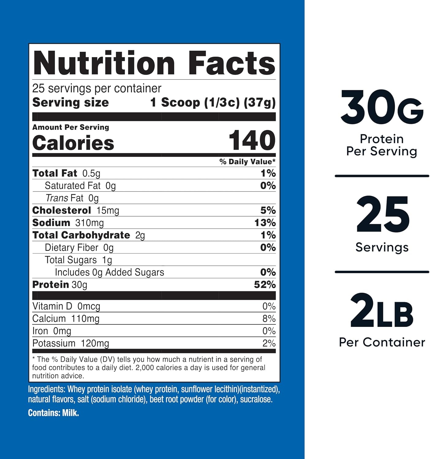 image:imageNutricost Isolate Whey Protein Powder Vanilla 5 poundsStrawberry