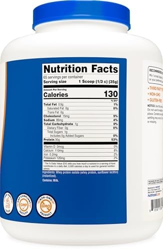 image:imageNutricost Isolate Whey Protein Powder Vanilla 5 poundsUnflavored