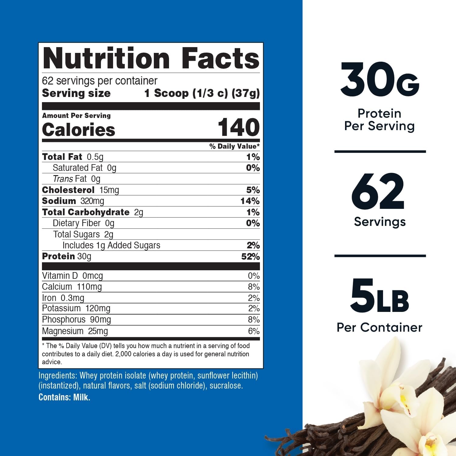 image:imageNutricost Isolate Whey Protein Powder Vanilla 5 poundsVanilla