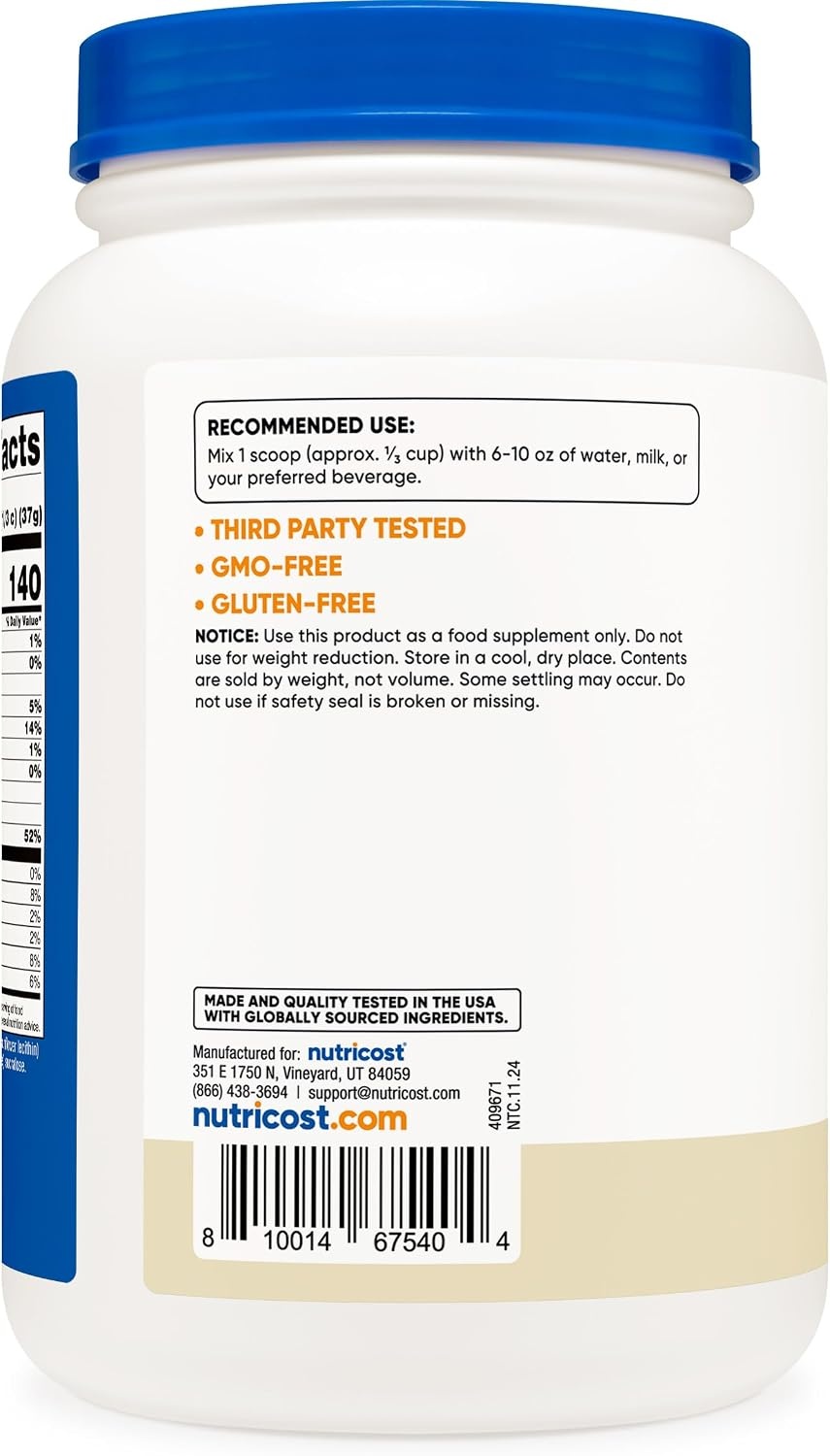 image:imageNutricost Isolate Whey Protein Powder Vanilla 5 poundsVanilla