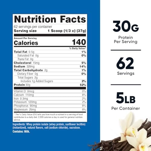 image:imageNutricost Isolate Whey Protein Powder Vanilla 5 poundsVanilla