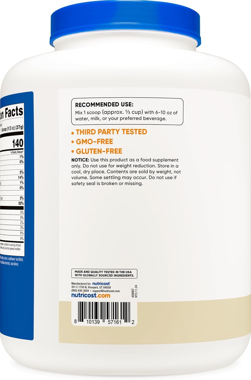 image:imageNutricost Isolate Whey Protein Powder Vanilla 5 poundsVanilla