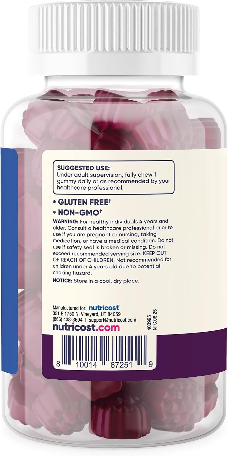 image:imageNutricost Kids Vitamin D3 Gummies 2500 IU 625mcg 120 Gummies