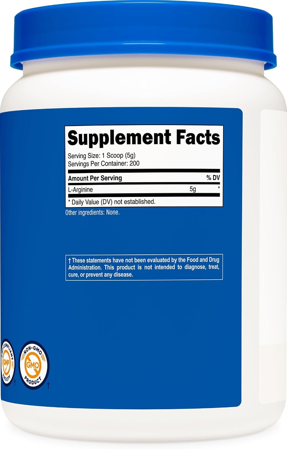 image:imageNutricost LArginine Powder 1KG Pure LArginine 5g Per Serving22 Pound Pack of 1