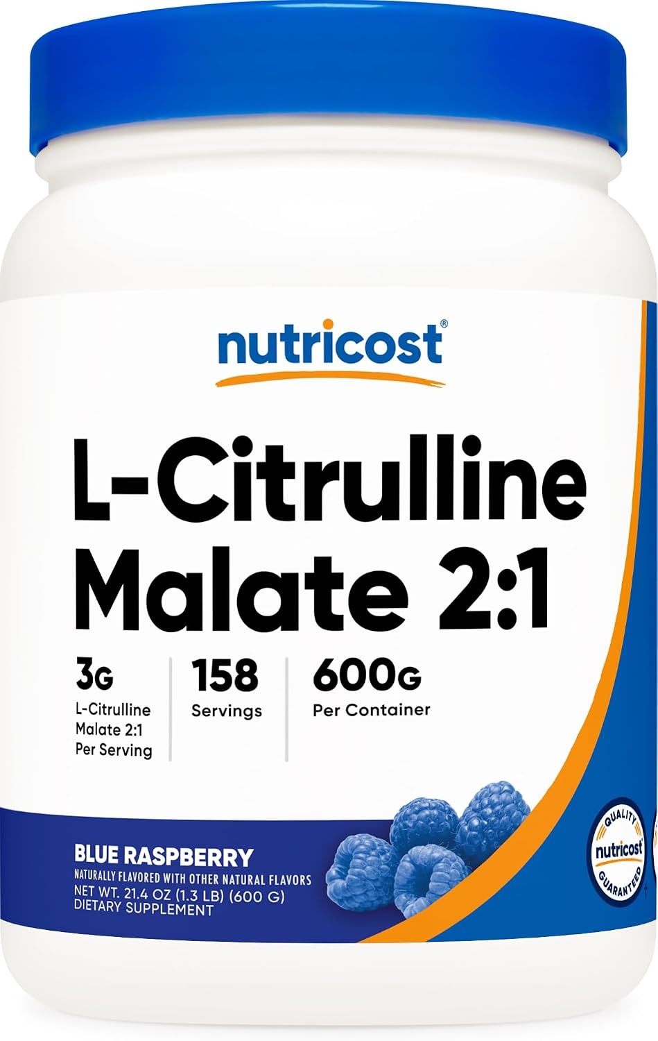 image:imageNutricost LCitrulline Malate Powder 21 12KGBlue Raspberry