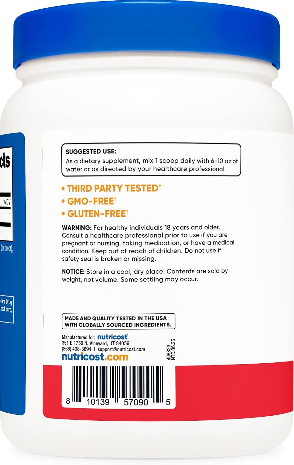 image:imageNutricost LCitrulline Malate Powder 21 12KGFruit Punch
