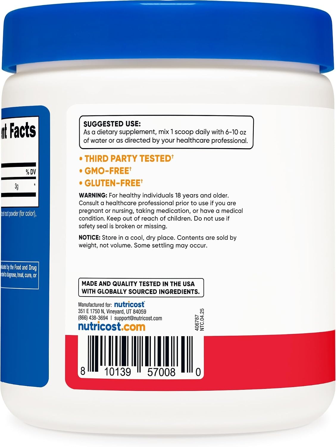 image:imageNutricost LCitrulline Malate Powder 21 12KGFruit Punch