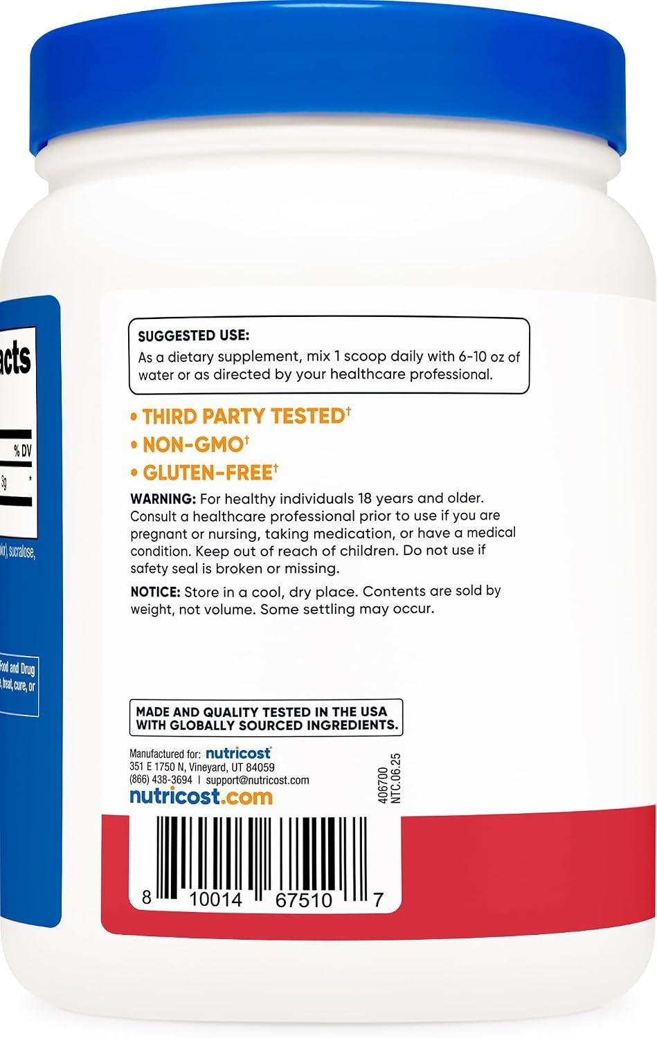 image:imageNutricost LCitrulline Malate Powder 21 12KGStrawberry Kiwi