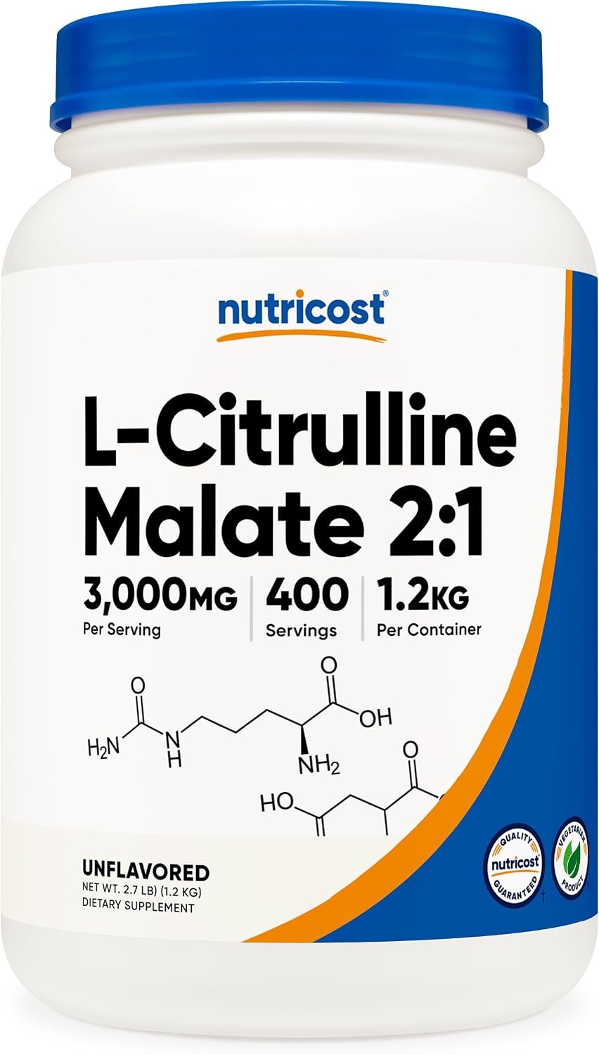 image:imageNutricost LCitrulline Malate Powder 21 12KGUnflavored