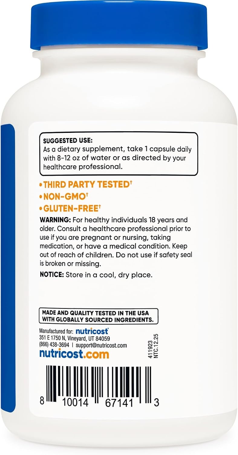 image:imageNutricost Marshmallow Root 120 Capsules for 120 Servings Per Bottle