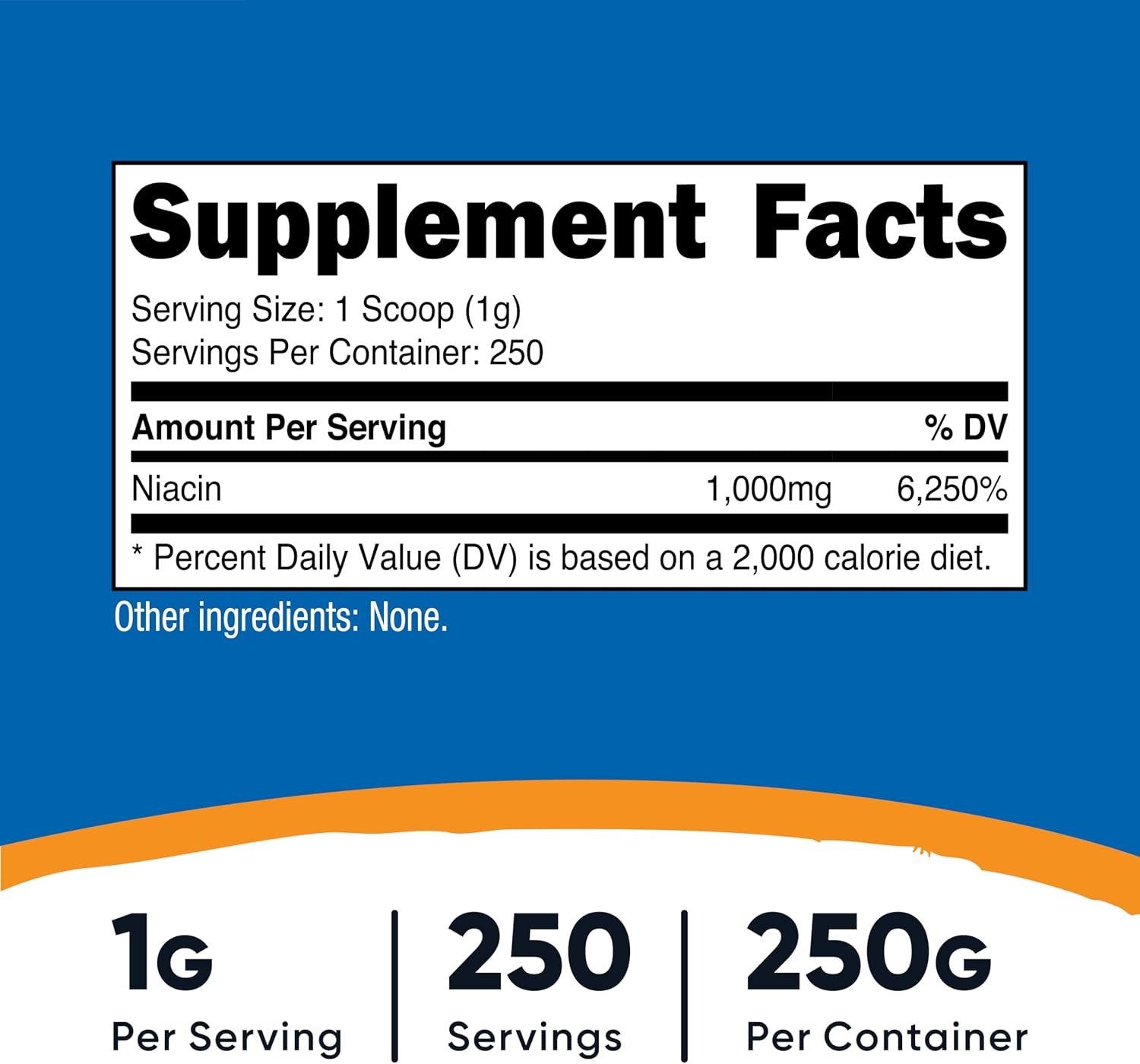 image:imageNutricost Niacin Vitamin B3 Powder 250 Grams May Cause Flush882 Ounce Pack of 2