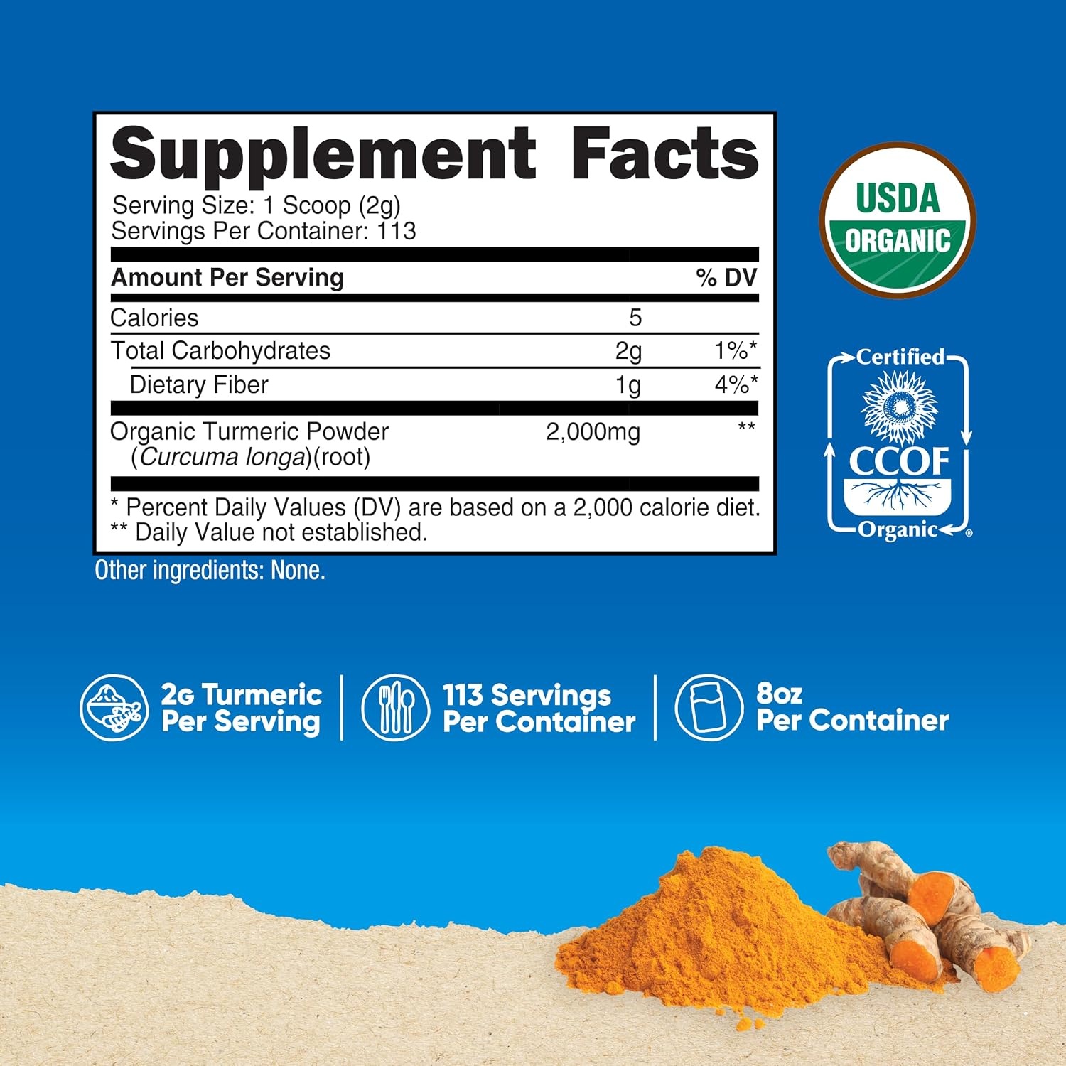 image:imageNutricost Organic Turmeric Root Powder 1 LB 16oz Certified USDA Organic81 Ounce Pack of 1