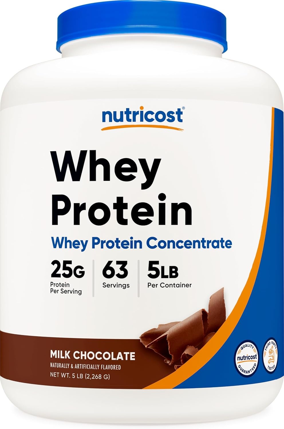 image:imageNutricost Whey Protein Concentrate Powder Unflavored 5 LBChocolate