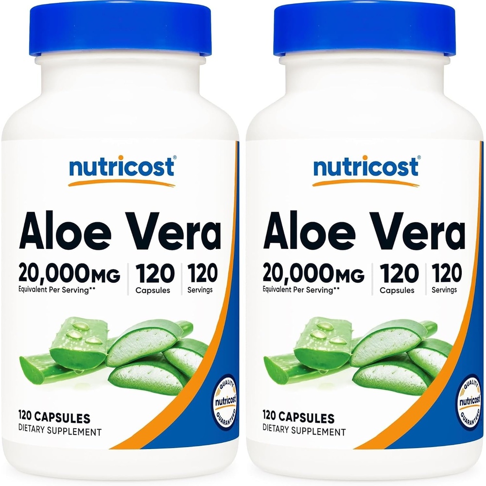 image:imageNutricost Aloe Vera Extract 120 Capsules for 120 Servings Per Bottle120 Count Pack of 2