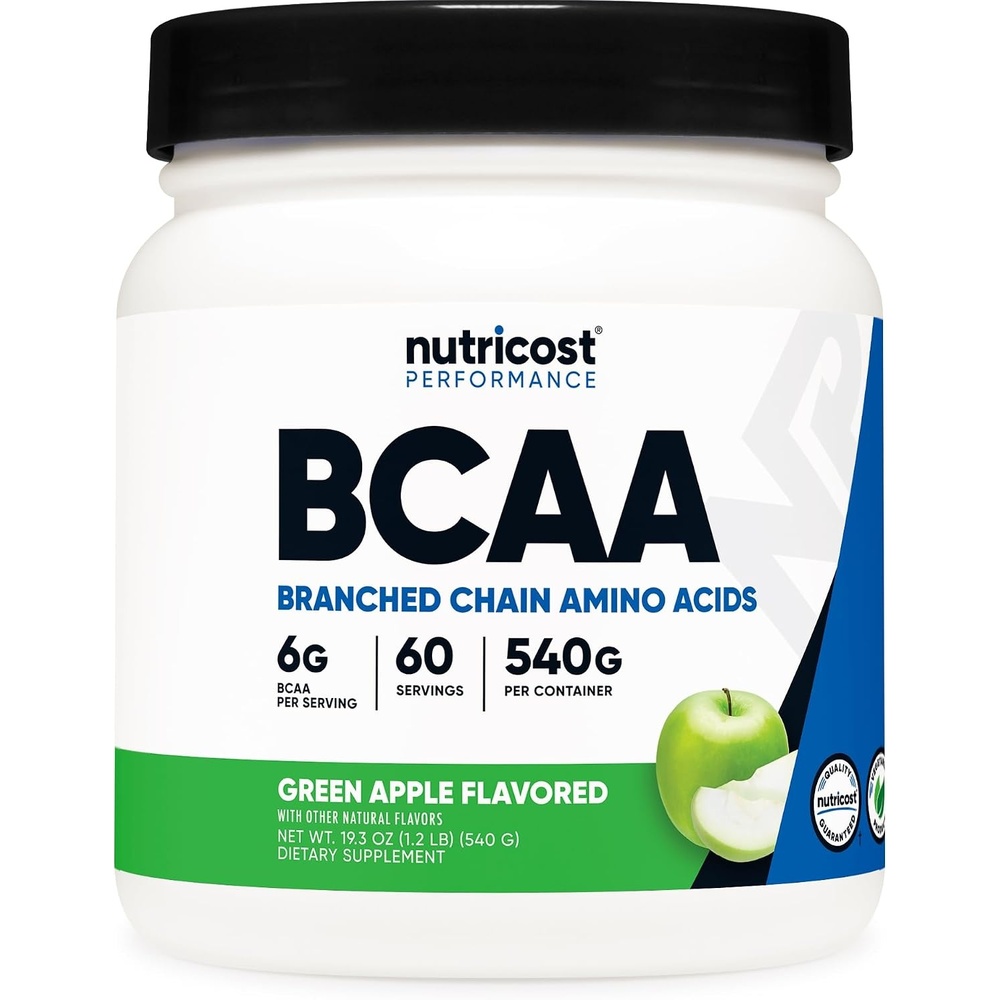 image:imageNutricost BCAA Powder Strawberry Kiwi 90 Servings Optimal 211 RatioGreen Apple
