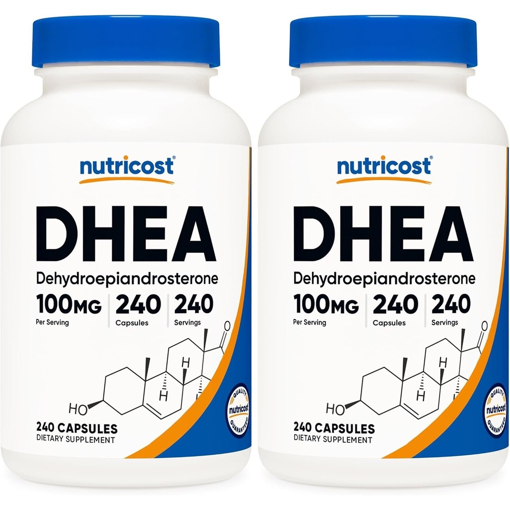 image:imageNutricost DHEA 100mg 120 Capsules Gluten Free Soy Free GMOFree240 Count Pack of 2