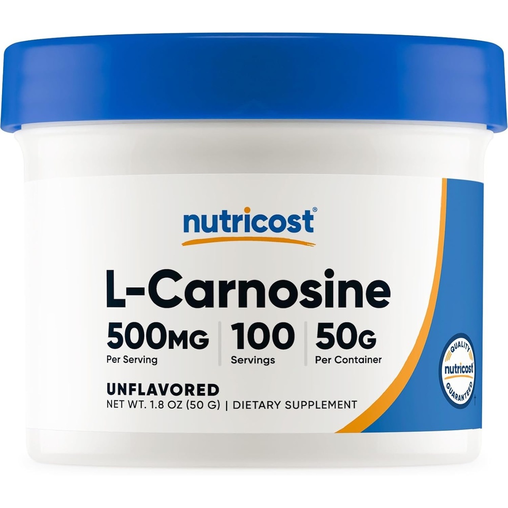 image:imageNutricost LCarnosine Powder 100 Grams 200 Servings NonGMO18 Ounce Pack of 1