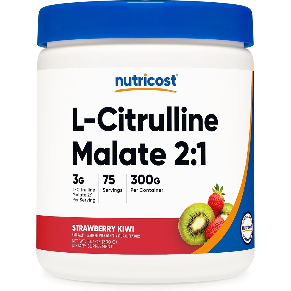 image:imageNutricost LCitrulline Malate Powder 21 12KGStrawberry Kiwi
