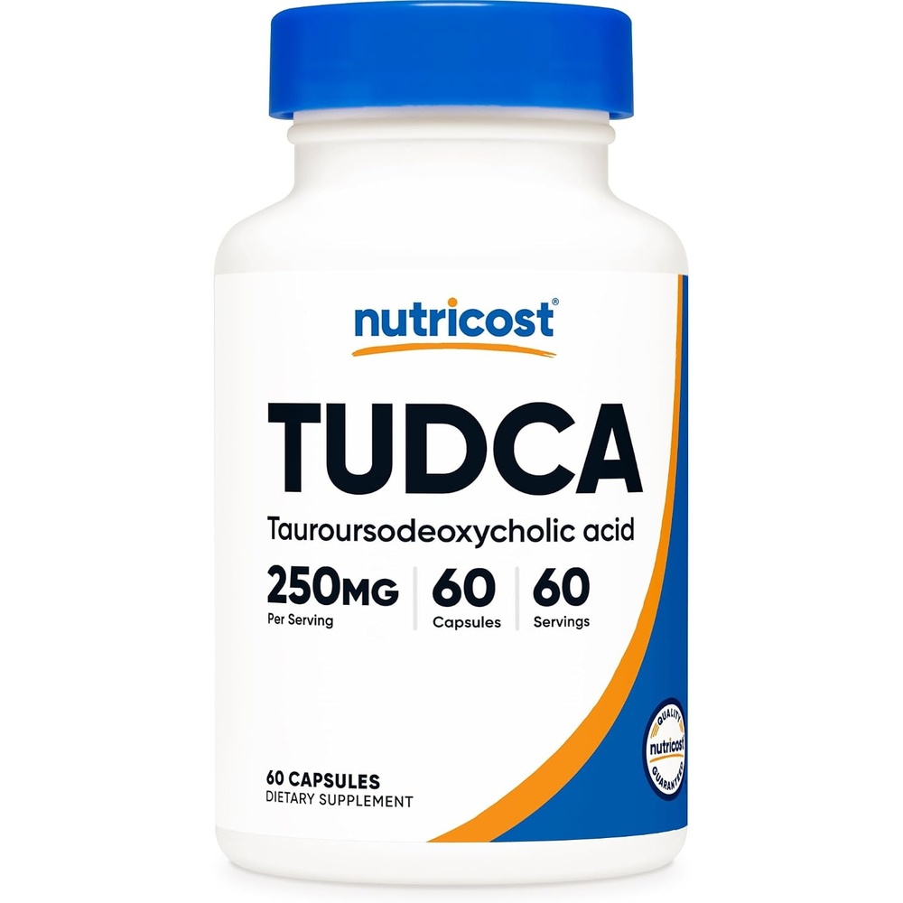 image:imageNutricost Tudca 250mg 60 Capsules Tauroursodeoxycholic Acid Gluten Free