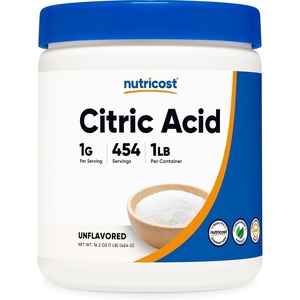 Nutricost Citric Acid Powder (1LB), 1G Per Serving(16.2 Ounce (Pack of 1))