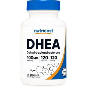 Nutricost DHEA (100mg) 120 Capsules, Gluten Free, Soy Free, GMO-Free(120 Count (Pack of 1))