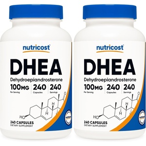 Nutricost DHEA (100mg) 120 Capsules, Gluten Free, Soy Free, GMO-Free(240 Count (Pack of 2))