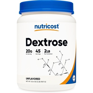 Nutricost Dextrose Powder 10 LBS, Gluten Free(32.4 Ounce (Pack of 1))