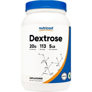 Nutricost Dextrose Powder 10 LBS, Gluten Free(5 Pound (Pack of 1))