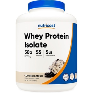 Nutricost Isolate Whey Protein Powder, Vanilla, 5 pounds(Cookies & Cream)