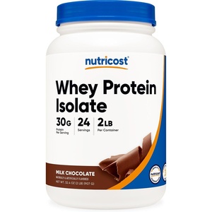 Nutricost Isolate Whey Protein Powder, Vanilla, 5 pounds(Milk Chocolate)