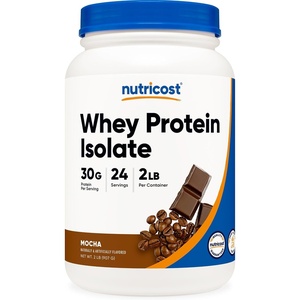 Nutricost Isolate Whey Protein Powder, Vanilla, 5 pounds(Mocha)