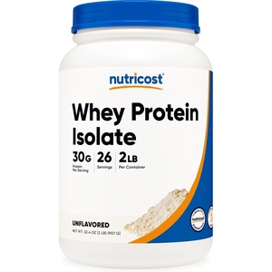 Nutricost Isolate Whey Protein Powder, Vanilla, 5 pounds(Unflavored)