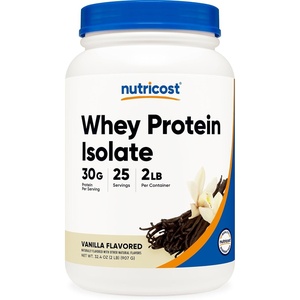 Nutricost Isolate Whey Protein Powder, Vanilla, 5 pounds(Vanilla)