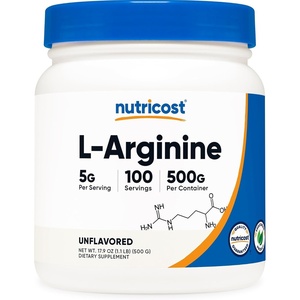 Nutricost L-Arginine Powder 1KG – Pure L-Arginine, 5g Per Serving(1.1 Pound (Pack of 1))